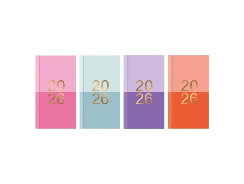 Slim Tallon Diary Week To View 2026 Assorted 1 count