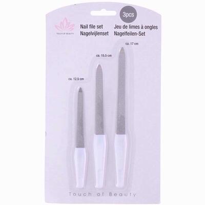 Touch Of Beauty Nail File Set 3pcs