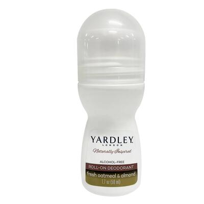 Yardley London Deodorant Fresh Oatmeal & Almond 1.7oz