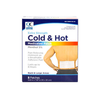QC Extra Strength Cold & Hot Medicated Patch 10