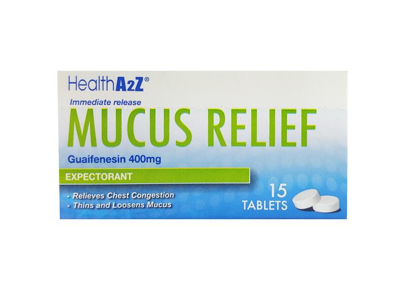 Health A2Z Mucus Relief 15 count