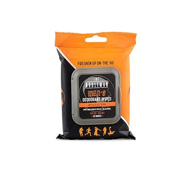The Nobleman Men's Deodorant Wipes With Aloe Vera 25 pack