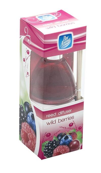 Pan Aroma Dome Reed Diffuser Assorted Wild Berries/Vanilla & Coconut 50ml