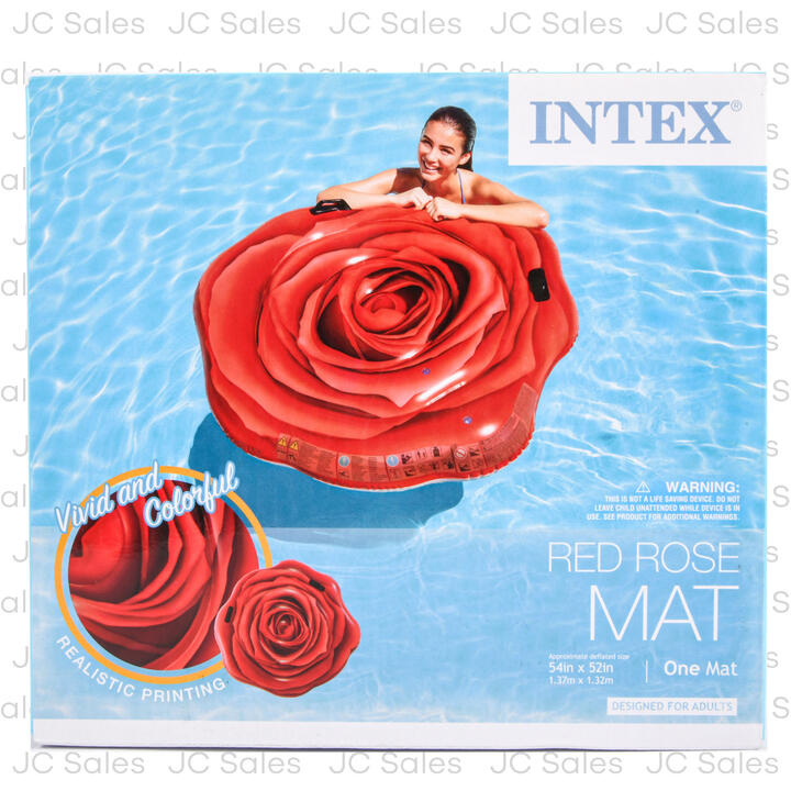 Intex Red Rose Inflatable Mat