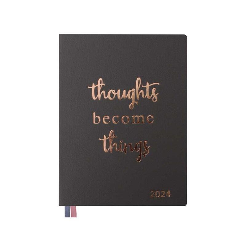A5 Grey Leatherette Diary DAP Luxe