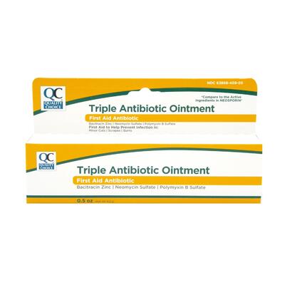 QC Triple Antibiotic Ointment 0.5oz: $8.00
