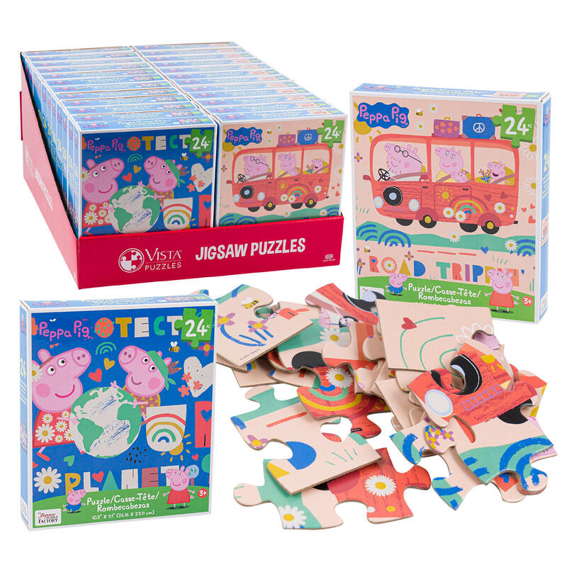 Peppa Pig Puzzle 24pc Assorted