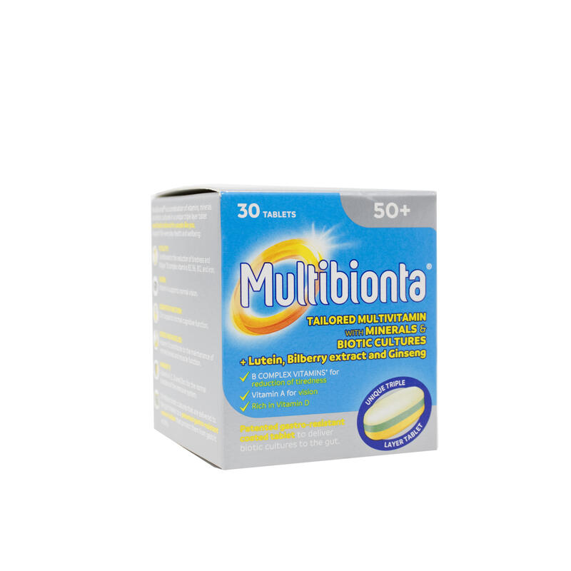 Seven Seas Advanced Formula Multibionta 50+ Biotic Multivitamin 30 Tablets