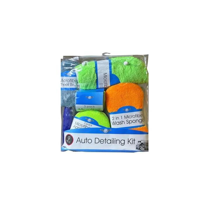 OSQ 9pc Microfiber Car Cleaning Kit M&C Drugstore