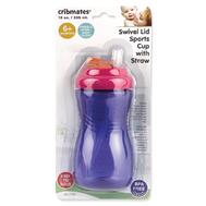 Cribmates Swivel Lid Sports Cup With Straw 12 oz: $0.00