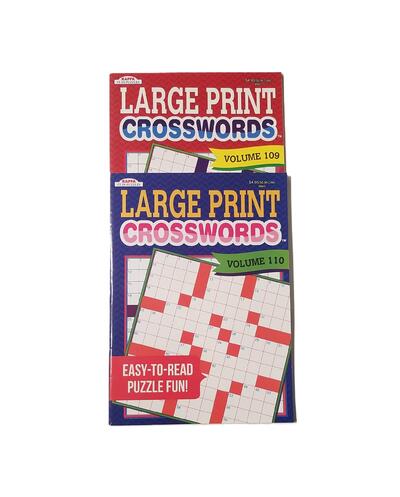 Large Print Crossword Assorted 1 count