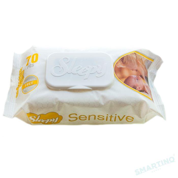 Sleepy Sensitive Wipes 70ct