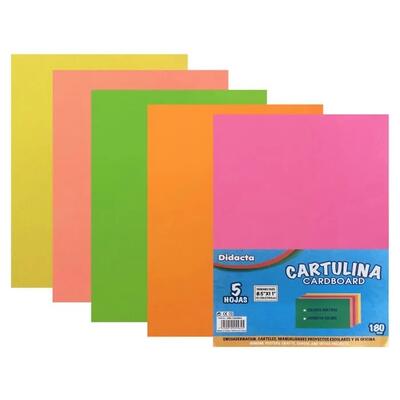 Didacta Cartulina Cardboard Pack: $10.00
