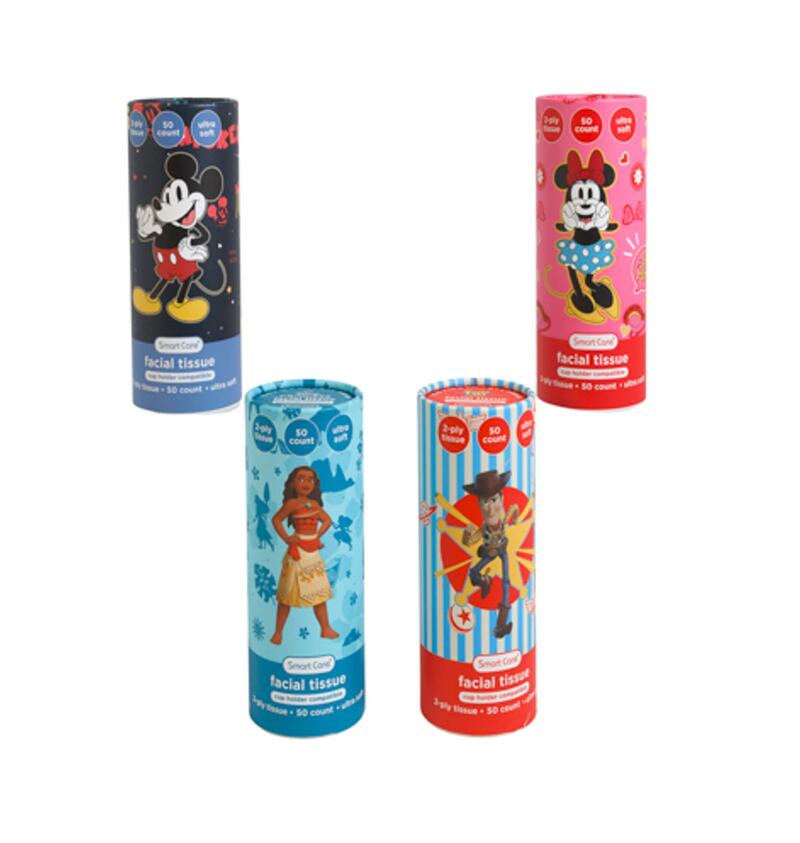Smart Care Facial Tissue Canister Disney Assorted 50 count