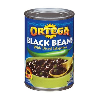 Ortega Black Beans 15oz: $3.00