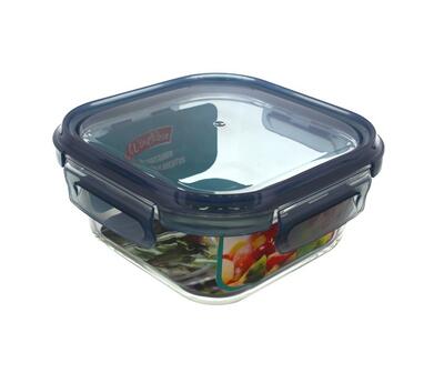 Windrose Square Glass Food Container 800ml