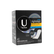 U By Kotex Curves Daily Liners Very Light 40 ct: $15.00