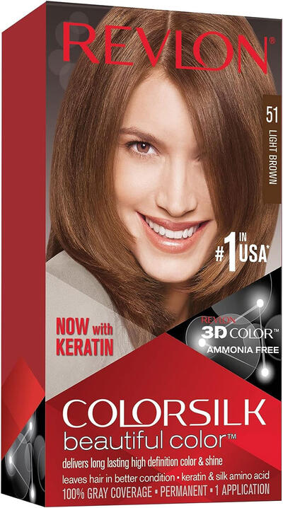 Revlon Colorsilk Hair Color Light Brown #51