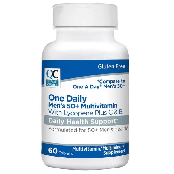 Quality Choice One Daily Men's 50+ Multivitamin 60 Tabs: $28.75