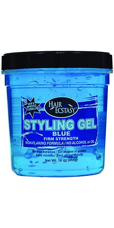Hair Ecstasy Styling Gel Blue Firm Strength 16oz