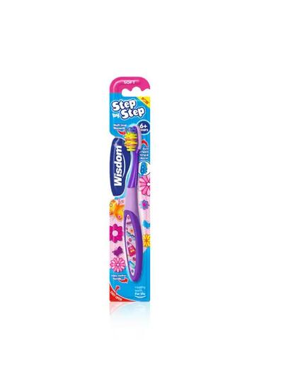 Wisdom Step by Step Toothbrush Soft 6-8 years 1 count