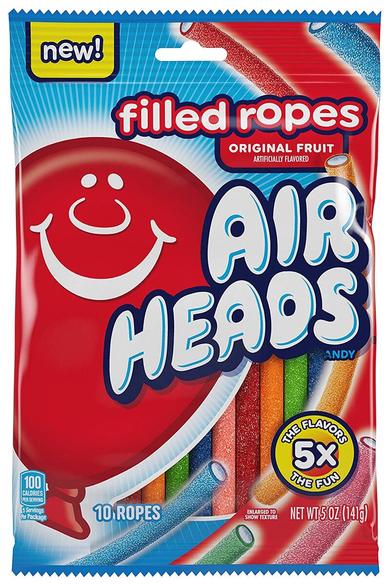 Air Heads Candy Filled Ropes