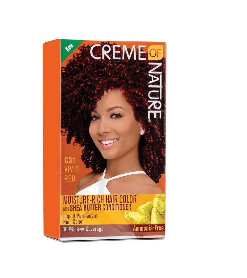 Creme Of Nature Liquid Permanent Hair Color Vivid Red 1 application