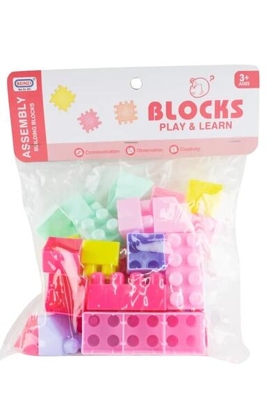 Play & Learn Assembly Blocks: $13.01