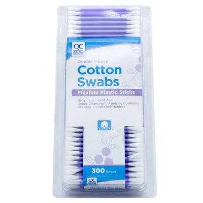 Quality Choice Double Tipped Cotton Swabs 300 count