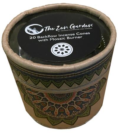 The Zen Garden 20 Backflow Incense Cones: $10.00