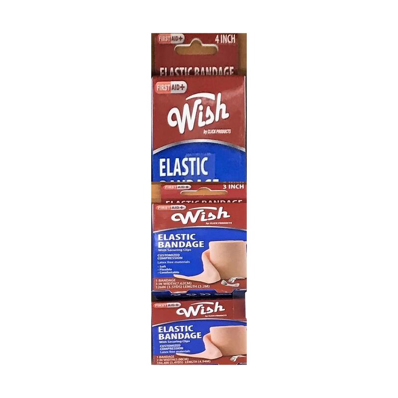 Wish Elastic Bandages Assorted 48 count