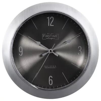 Steel Core Silver 11-Inch Wall Clock