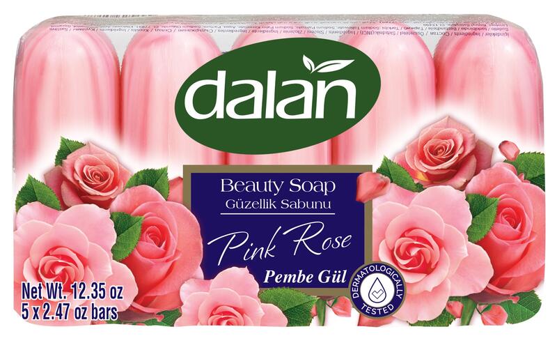 Dalan Beauty Soap Pink Rose 2.47oz x 5