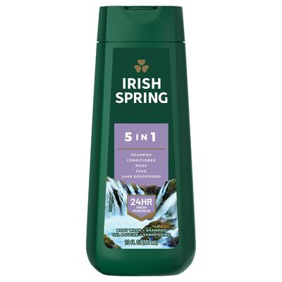 Irish Spring 5 In 1 Body Wash 20oz: $25.00