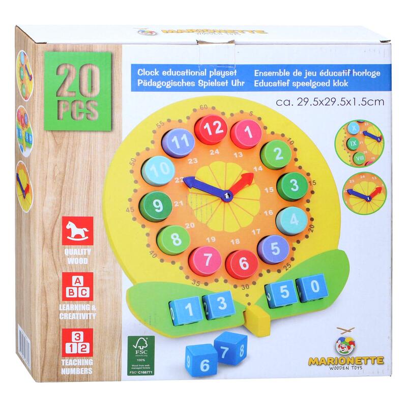 Marionette Educational Clock 20pcs