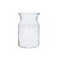 Vase Splash Clear Glass Milk Jug 8inch: $18.00