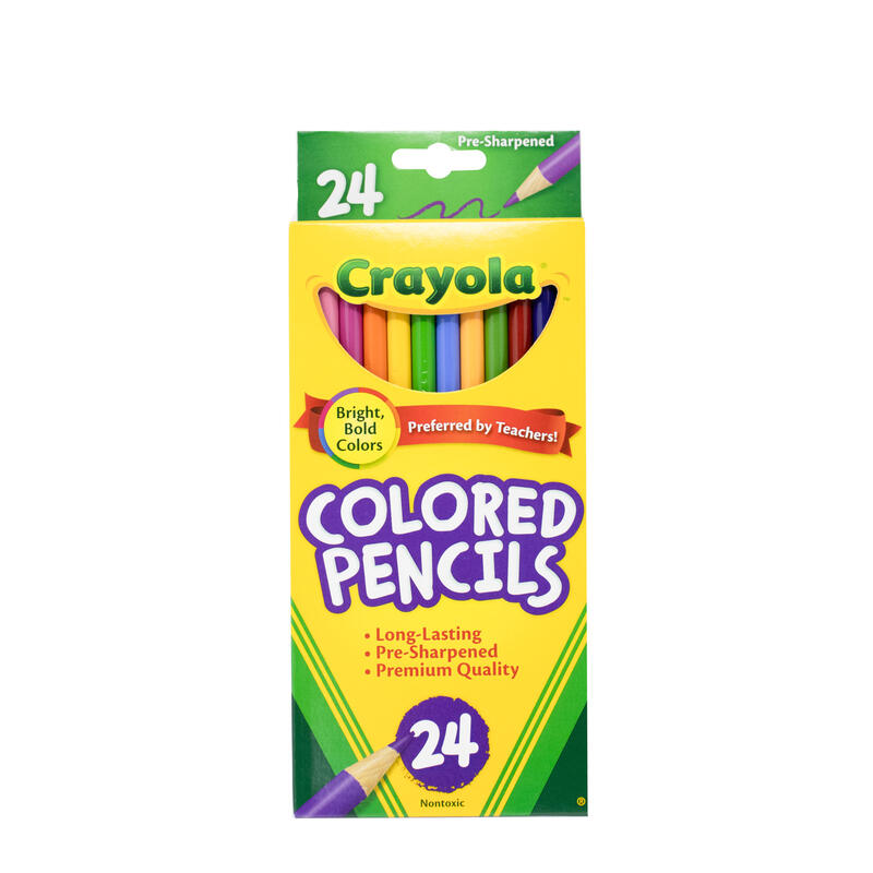 CRAYOLA COLORED PENCIL 24CT