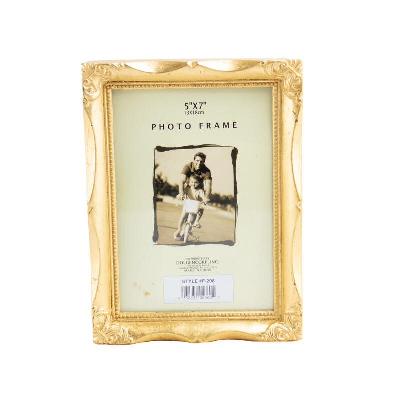 Gold Picture Frame 5x7: $6.00