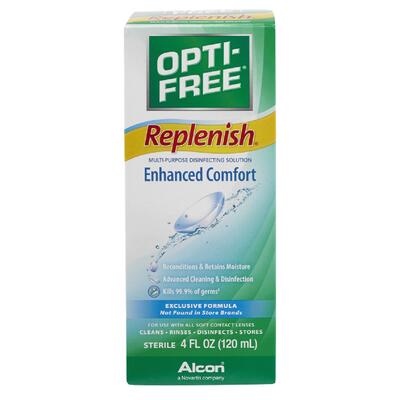 Opti Free Replenish Multi Purpose Disinfecting Solution 4oz