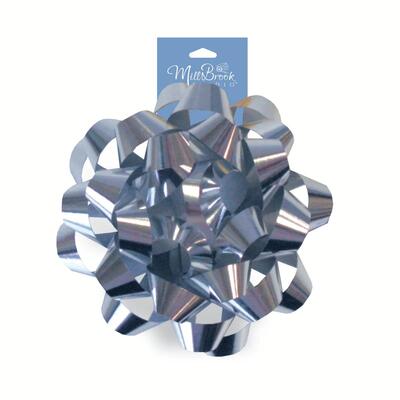 Mill Brook Gift Bow Iridescent Silver: $5.50