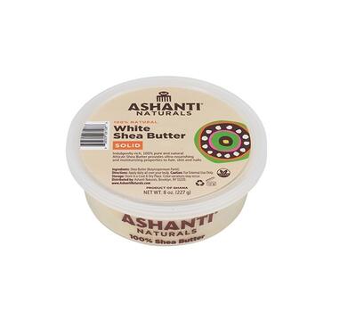 Ashanti Naturals 100% African Shea Butter Solid White 8 oz: $14.00