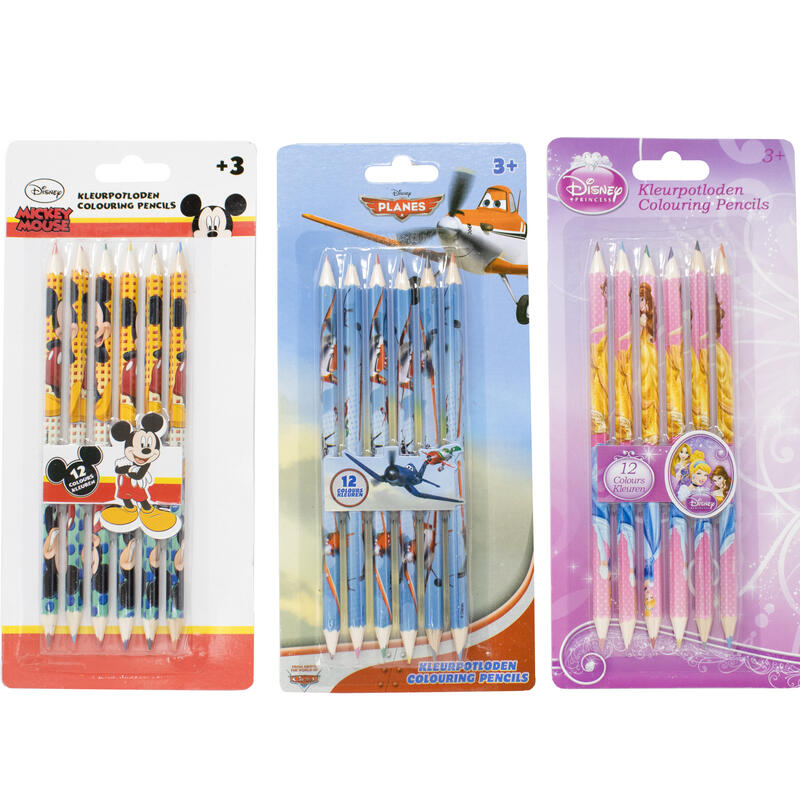 Disney Coloured Pencils Assorted  6ct: $4.98