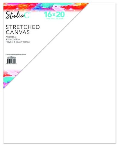 Stretched Canvas 16x20 Acid Free Primed
