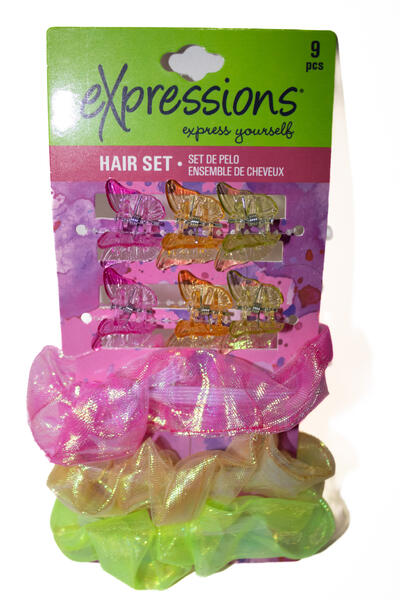Expressions Hair Set 9pcs: $10.00