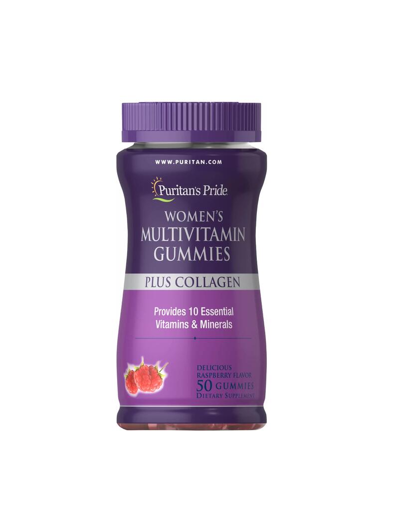 Puritan Pride Women Multivitamin Plus Collagen Gummies 50's