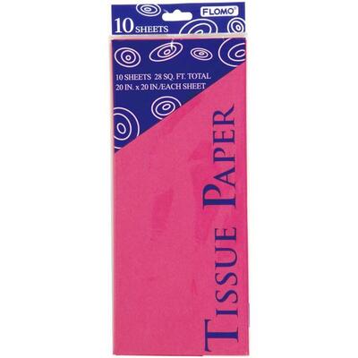 Hot Pink Tissue Sheets 10ct