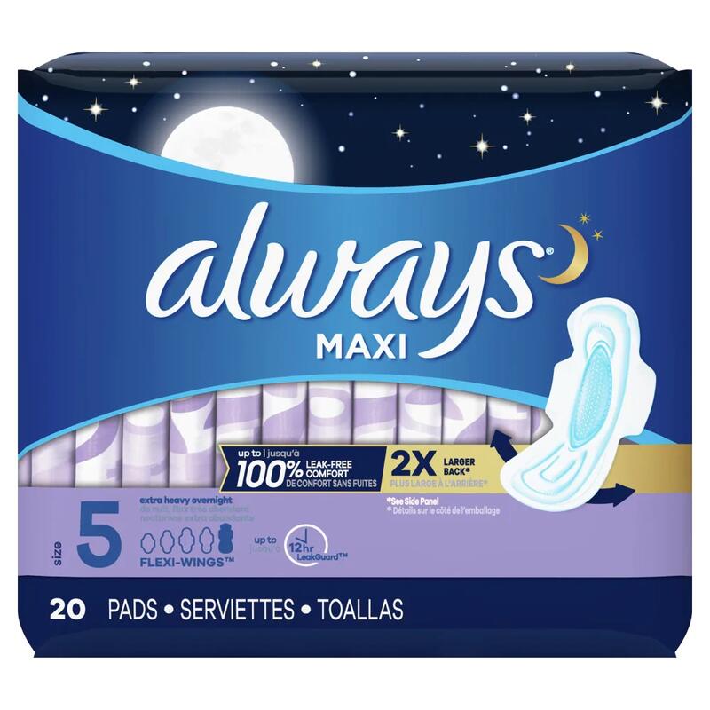 Always Maxi O/Nite 20ct Heavy