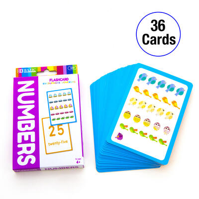 Bazic Numbers Flash Cards 36pk: $5.00