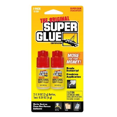 The Original Super Glue Double Pk .21oz: $6.00