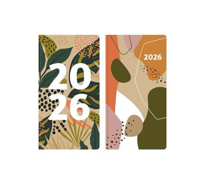 Diary Slim WTV Eco Fully Recyclable Assorted 1 count